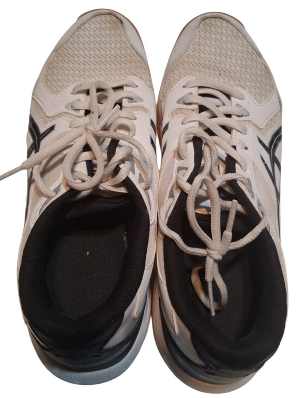 Asics Gel-Rocket White Black Court Shoes Women's 8.5 Sporty Athleisure Active - Picture 8 of 14